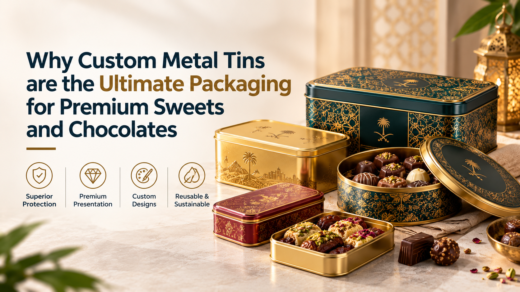 Why Custom Metal Tins are the Ultimate Packaging for Premium Sweets and Chocolates